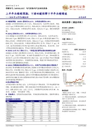 2020年上半年业绩点评：上半年业绩超预期，下游回暖保障下半年业绩增速