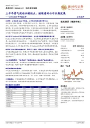 公司2020半年报点评:上半年景气扰动业绩低点,继续看好公司长期发展