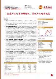 2020年半年报点评:抗疫产品订单持续转化,常规产品逐步恢复