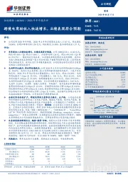 2020年半年报点评:跨境电商助收入快速增长,业绩表现符合预期