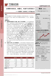 半年报点评：业绩暂时性承压，轻量化、电控产品有望发力