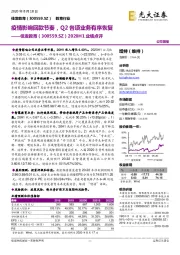 2020H1业绩点评:疫情影响回款节奏,Q2各项业务有序恢复