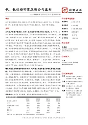 2020年中报点评：钒、钛价格回落压制公司盈利