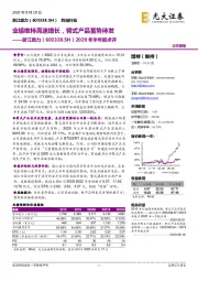 2020年半年报点评:业绩维持高速增长,臂式产品蓄势待发