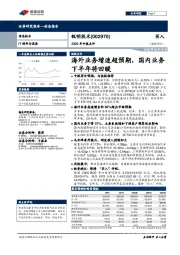 2020年中报点评:海外业务增速超预期,国内业务下半年将回暖