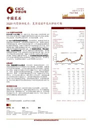 2Q20内需强劲发力，复苏通道中龙头弹性可期