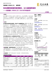 2020年半年报点评:生长激素和疫苗恢复高增长,Q2业绩强势复苏