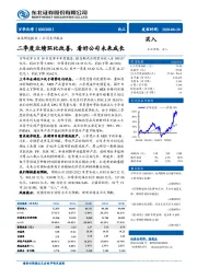 二季度业绩环比改善，看好公司未来成长