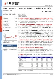 公司信息更新报告：2020H1业绩稳健增长，有望持续受益GPU国产化