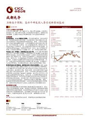 业绩低于预期，高水平研发投入夯实创新驱动基础