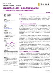 2020年半年度报告点评:封装基板客户导入顺利,数通业务有望成为新亮点