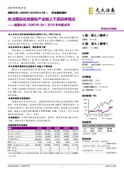2020年中报点评:关注国际化发展和产业链上下游延伸情况