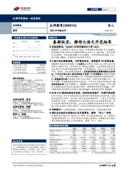 2020年中报点评：春耕秋实，静待大语文开花结果