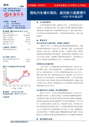 2020年中报点评:锂电内生增长强劲,盈利能力显著提升