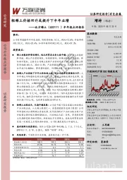 半年报点评报告：轻稀土价格回升或提升下半年业绩