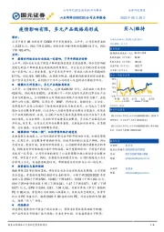 疫情影响有限，多元产品线格局形成