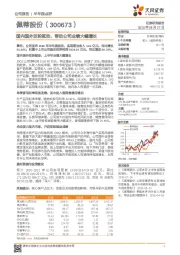 国内国外双轮驱动，带动公司业绩大幅增长