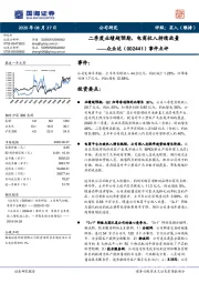 事件点评：二季度业绩超预期，电商收入持续放量