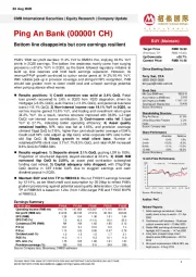 Bottom line disappoints but core earnings resilient