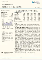 Q2全渠道恢复增长,下半年有望加速