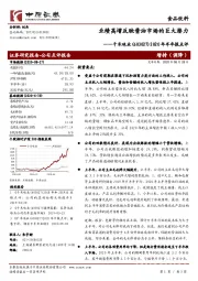 2020年半年报点评：业绩高增反映酱油市场的巨大潜力