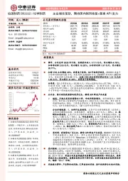 主业增长强劲,期待国内制剂恢复+激素API发力