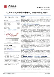 文莱项目投产带动业绩增长,股份回购彰显信心