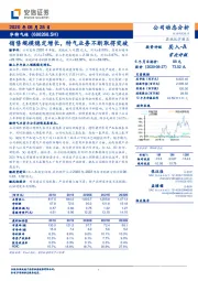 销售规模稳定增长，特气业务不断取得突破