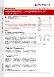 东软载波中报点评:中报业绩符合预期,内外双循环拓展成长边际