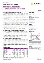 2020年中报点评：疫情影响较大，恢复尚需时日