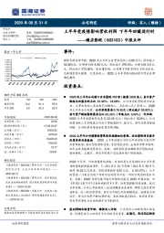 中报点评：上半年受疫情影响营收利润 下半年回暖进行时