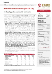 Earnings laggard on asset quality deterioration