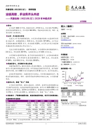 2020年中报点评：业绩高增，多业务齐头并进