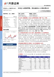 公司信息更新报告：2020Q2业绩超预期，股权激励注入长期发展动力