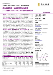 2020年半年度报告点评：风电业绩亮眼，新能源转型成效显著