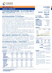 信用减值损失拖累利润增速，Q2公司业绩大幅回升