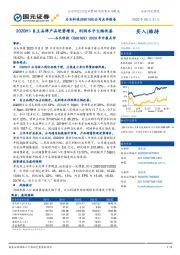 2020年中报点评：2020H1自主品牌产品逆势增长，利润水平大幅改善