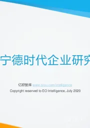 2020宁德时代企业研究报告