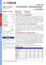 公司信息更新报告：二季度业绩延续高增长，持续推进物流供应链建设