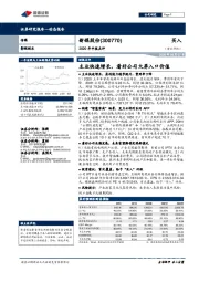 2020年中报点评:主业快速增长,看好公司大屏入口价值