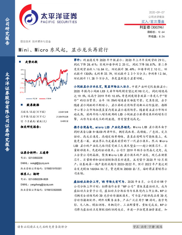 Mini、Micro东风起，显示龙头再前行