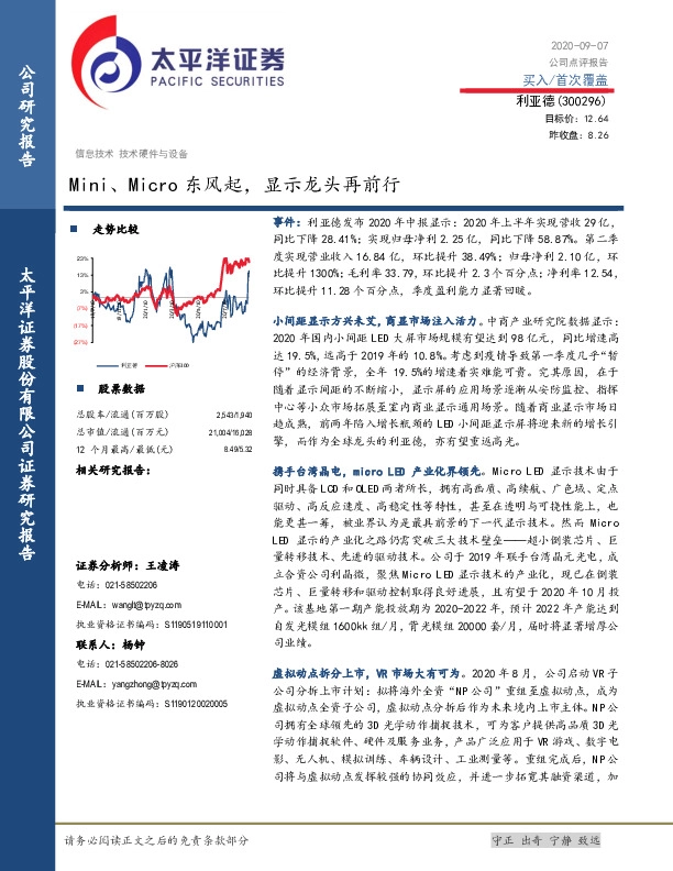 Mini、Micro东风起，显示龙头再前行