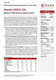Riding on TWS/VR boom; Upgrade to BUY