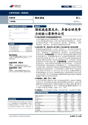 谐波减速器龙头,具备全球竞争力的核心零部件公司
