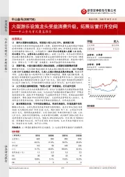 中山金马首次覆盖报告:大型游乐设施龙头受益消费升级,拓展运营打开空间