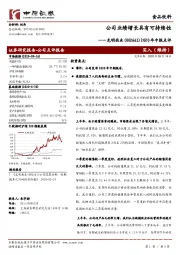 2020年中报点评：公司业绩增长具有可持续性