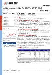 公司信息更新报告：定增加码产业互联网，业绩高增长可期