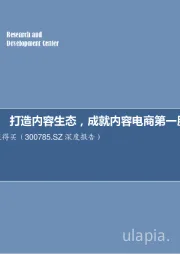 深度报告：打造内容生态，成就内容电商第一股