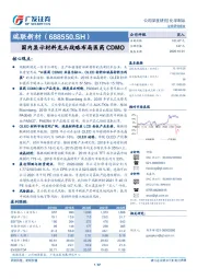 国内显示材料龙头战略布局医药CDMO