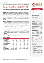 Expect a strong 3Q; Robust demand in Oct; Raised estimate & TP